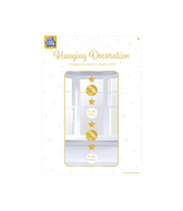 Hangdecoratie 18 Jaar Goud Wit 20,5cm